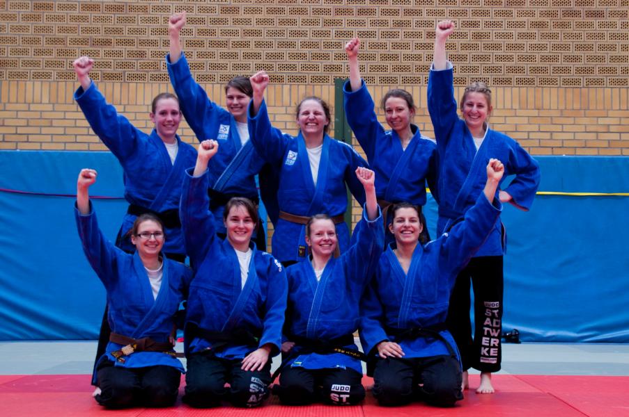 Judo Damenmannschaft 1. Kampftag Landesliga